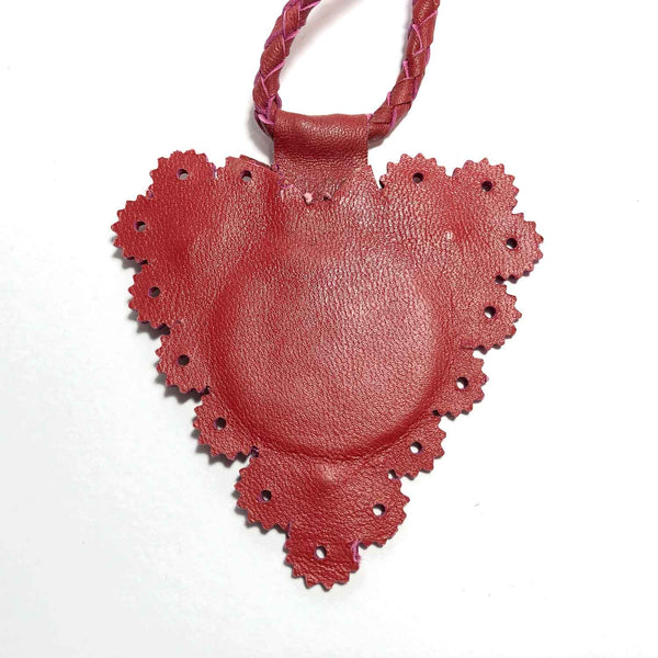 Leather Necklace with Decorative Dukat