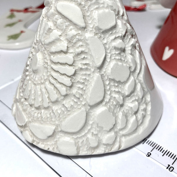 Large White Ceramic Bell